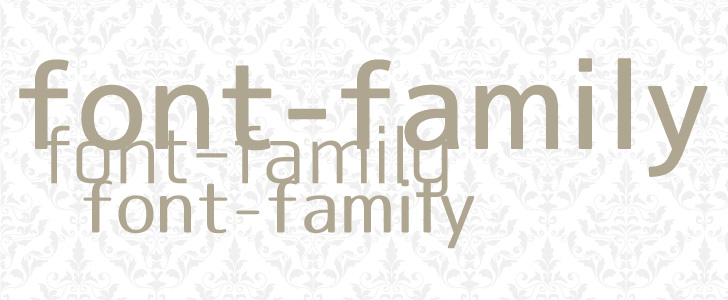 font-family